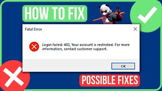 FIXED The Finals Error 403  How to Fix The Finals Login Failed 403 Tutorial [upl. by Llerrad]