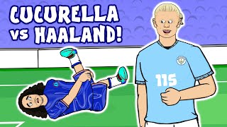 HAALAND vs CUCURELLA😂 Chelsea vs Man City 02 Goals Highlights [upl. by Llert]