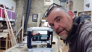 Metabo DH330 box site planer unboxing and first test  uncut 2020 [upl. by Odelinda334]