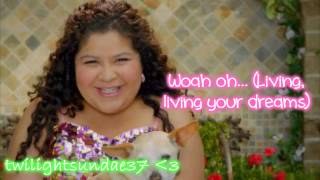 Raini Rodriguez Living Your Dreams Lyrics [upl. by Novelia391]