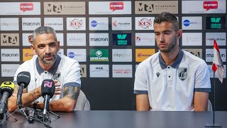 💬 Antevisão de Rui Borges e Borevković ao jogo frente ao Zrinjski Mostar  UEFA Conference League [upl. by Enimaj615]