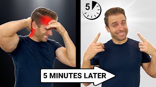 Tension Headache  GONE  In Just 5 Minutes [upl. by Eladnek]