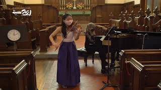 Keila Wakao  Menuhin Competition Richmond 2021 Junior First Rounds [upl. by Dosh]