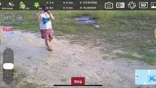 SG906 Pro 2 Drone Human Tracking Function Tutorial [upl. by Ailin]