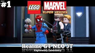 Lego Marvel Superheroes mission 3 Exploratory Laboratory PART 1 android offline Snapdragon 870 [upl. by Dunton]