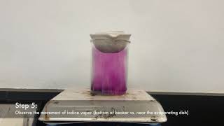 Sublimation and Deposition of Iodine [upl. by Etterual]