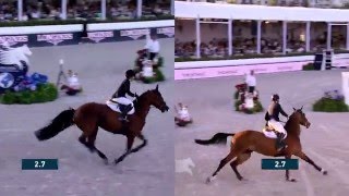 Edwina TopsAlexander vs McLain Ward for the LGCT GP of Miami Beach 2016 [upl. by Enimisaj551]