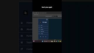 Modern Responsive Sidebar Menu Toggle with HTML CSS JavaScript shorts [upl. by Arul183]