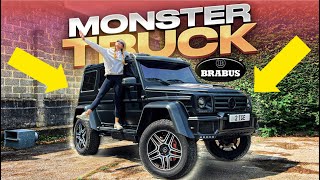 MEET MY TUNED BRABUS G WAGON 4x4² MONSTER TRUCK [upl. by Urania]