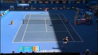 Vera Zvonareva vs Bojana Jovanovski 2011 AO highlights [upl. by Linker]