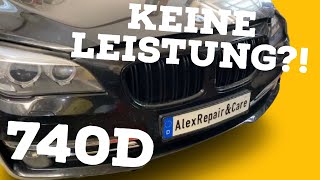 BMW 740d N57S Ansaugbrücke reinigen und Drallklappen entfernen [upl. by Rochus]