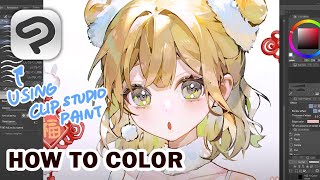 How I Color  Draw 【Clip Studio Paint Tutorial】 [upl. by Avron]