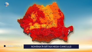 Stirile Kanal D  Romania in bataia megacaniculei  Editie de seara [upl. by Toft]