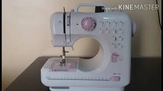 How to operate mini sewing machine FHSM 505 [upl. by Adnofal241]