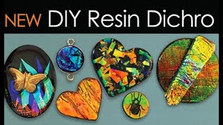 Resin Dichro Jewelry Tutorial  littlewindowscom [upl. by Heigl]