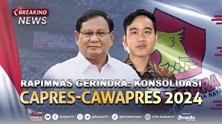 BREAKING NEWS  Rapimnas Gerindra Konsolidasi Prabowo amp Gibran Jadi CapresCawapres 2024 [upl. by Atinele]