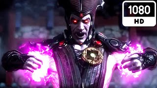 Shinnok Destroys Raiden Shang Tsung and Quan Chi Scene HD  MORTAL KOMBAT ONSLAUGHT [upl. by Namlaz]