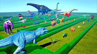 EPIC GIGA DEATHRUN ASCENDED  All ARK Creatures🦖 [upl. by Jasmine579]