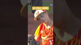 STOLE HOME IN THE LITTLE LEAGUE WORLD SERIES [upl. by Gladdie839]