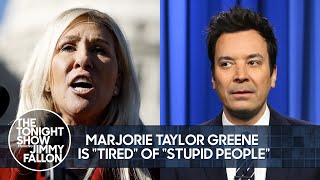 Marjorie Taylor Greene Is quotTiredquot of quotStupid Peoplequot Congress Is Most Unproductive in History [upl. by Dickman]