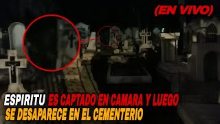 Espíritu es captado en Cámara en el Cementerio [upl. by Alberta]