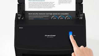 ScanSnap iX1400 HighSpeed Simple OneTouch Button Color Document Photo amp Receipt Scanner [upl. by Nimajeb665]