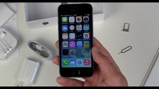 Apple iPhone 5s einrichten und erster Eindruck [upl. by Sinnelg299]