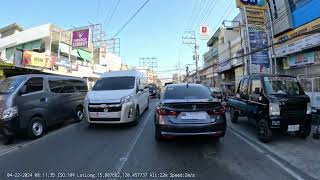 Drive from Bayambang Town Proper to Dagupan Isuzu Dealership again Pangasinan Philippines [upl. by Anekahs]