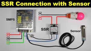 SSR Connection With Sensor  What Is Solid State Relay In Hindi  ElectricalTechnician [upl. by Deibel771]