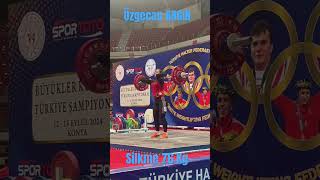 Özgecan ARGIN Silkme 76 Kg [upl. by Rodnas]