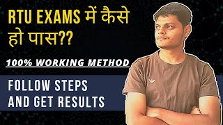 How to pass in RTU Exams  Passing methods in RTU  RTU m kaise paas ho ft Aazad insaan [upl. by Ledairam]