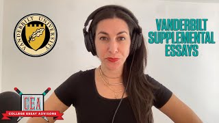 How to Write the 202324 Vanderbilt Supplemental Essays [upl. by Aneekal478]