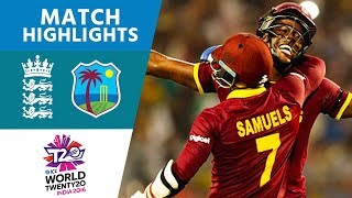 Brathwaite Hits 4 Sixes To Win  England vs West Indies  ICC Mens WT20 FINAL  Highlights [upl. by Lessirg795]