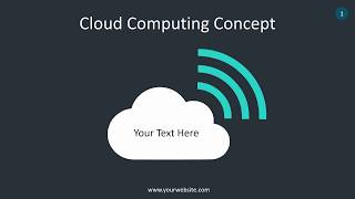 Cloud Computing Concept Infographics  Animated PowerPoint Template [upl. by Rockefeller]