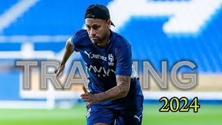 neymar jr training Al hilal [upl. by Yanahs]