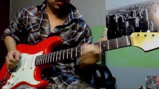 Siam custom guitar  Rude ModeSRV jam track [upl. by Osicran]