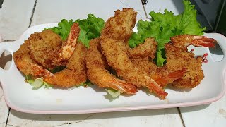 Resep Udang Tempura  Ebi Furai [upl. by Ssenav]