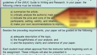 How to Write the Academic Critique AssignmentCritique of Academic Journal Article [upl. by Arata]