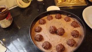 Easy Ferrero Rocher Cheesecake with a twist [upl. by Odrarebe]