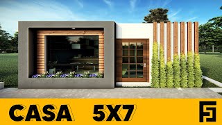 CASA 5x7 mtsHOUSE 5x7 RUMAH 5x7 🏠 [upl. by Cusack]