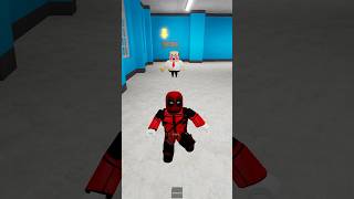 DEADPOOL escape BABY TEACHER SCHOOL roblox shorts [upl. by Ninazan]