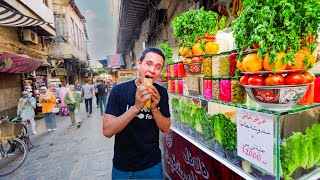 First Time in Syria 🇸🇾 14Hour SYRIAN STREET FOOD Tour in Damascus [upl. by Nellak909]