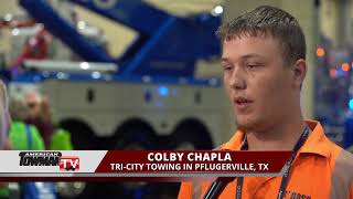 15 Yearold Texas Towman Enters USA Wrecker Pageant  Tow Expo Dallas [upl. by Lindo]