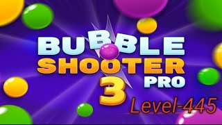 Bubble Shooter game play Bubble Shooter Level445 video bubbleshooter game [upl. by Ocirrej515]