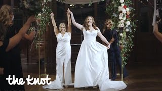 This Couple Had the Jewish Wedding of Their Dreams  My Wedding Rewind shorts pride [upl. by Akenit]