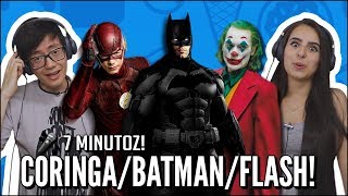 JOVENS REAGEM A 7 MINUTOZ  CORINGAS BATMAN E FLASH  NERD HITS [upl. by Rednijar]