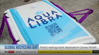 Sky News Interview Aqua Libra tackling the recycle agenda at both ends [upl. by Naujej]