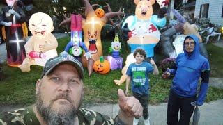 Wildcats football in Struthers Ohio Halloween Boondocking in Ohio [upl. by Tsai172]