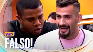 DAVI E NIZAM BATEM BOCA APÓS FORMAÇÃO DE PAREDÃO 💥  BBB 24 [upl. by Guillemette]