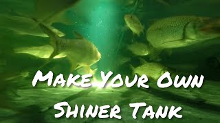 How to make your own holding tank for wild shiners [upl. by Tama]